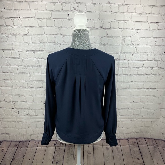 Philosophy Blue long sleeve blouse SZ Small - Picture 4 of 8